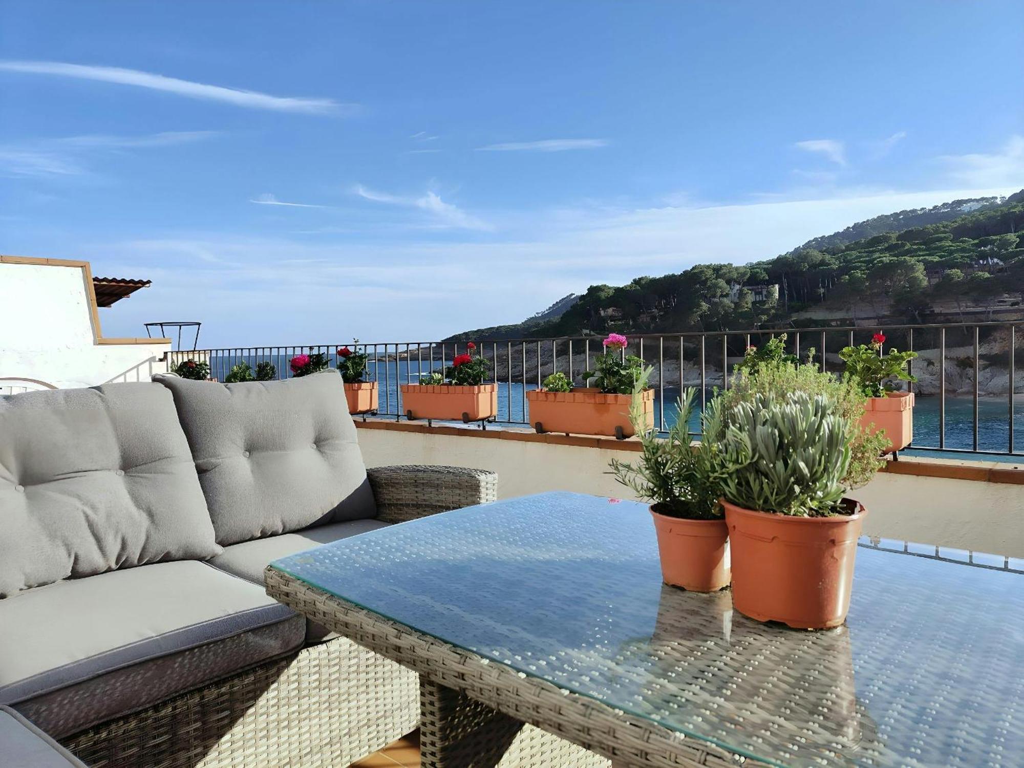 Апартаменты Tamariu Platja - Penthouse On Passeig Del Mar. Экстерьер фото